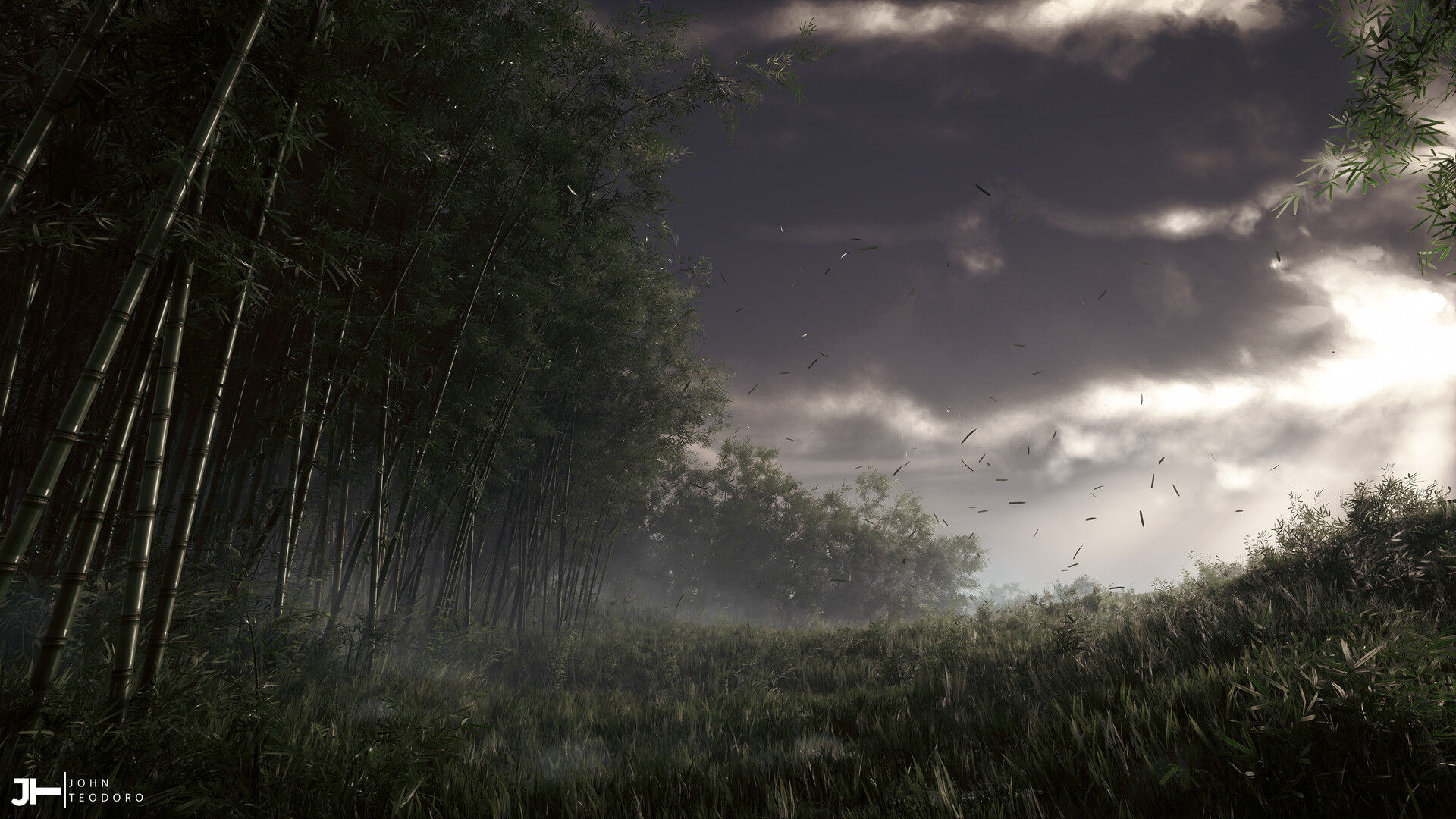 3D场景环境模型 - 带语义分割与光照信息,适用于游戏和影视制作